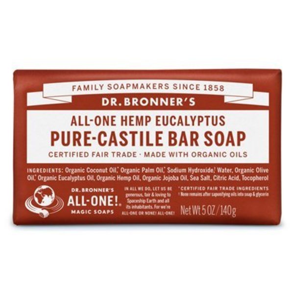 Dr. Bronners 5OZ Eucalypt Bar Soap OBEU05